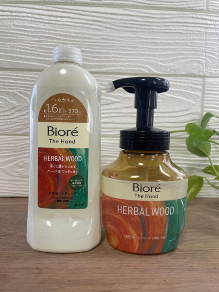 일본 비오레 더 거품 핸드워시 본체 허벌 우드 향, 1개, 280ml